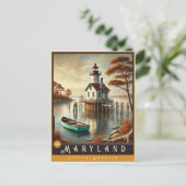 Maryland | Hyper-Realistisches Staat Postkarte (Stehend Vorderseite)