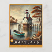 Maryland | Hyper-Realistisches Staat Postkarte (Vorderseite)