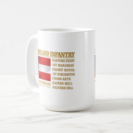 Maryland Infantry (BA2) Kaffeetasse (Vorderseite Links)