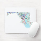 Maryland Interstate Map Mousepad (Mit Mouse)