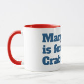 Maryland ist für Krabben-Tasse Tasse (Links)