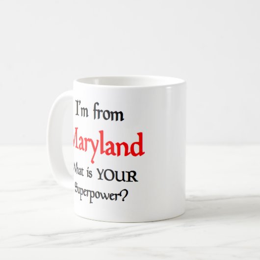 Maryland Kaffeetasse (Vorderseite Links)