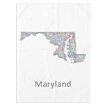 Maryland-Karte