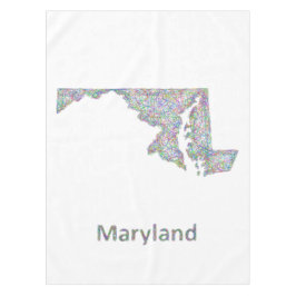 Maryland-Karte Tischdecke