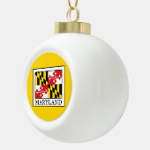 Maryland Keramik Kugel-Ornament (Rechts)