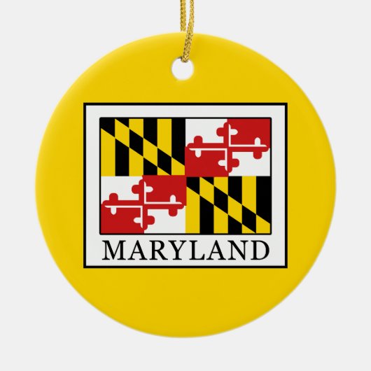 Maryland Keramik Ornament (Vorne)