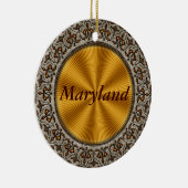 Maryland Keramik Ornament (Rechts)