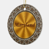 Maryland Keramik Ornament (Links)