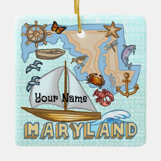 Maryland Keramikornament (Vorderseite)