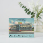 Maryland, Kleeblatt Diner Postkarte (Stehend Vorderseite)