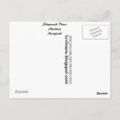 Maryland, Kleeblatt Diner Postkarte (Rückseite)