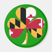 Maryland Kleeblatt Magnet (Vorne)