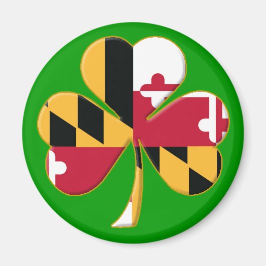 Maryland Kleeblatt Magnet (Vorne)