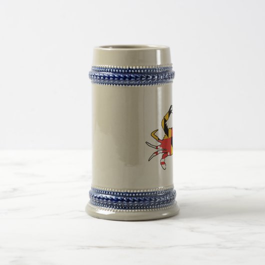 Maryland-Krabbe Bierglas (Mittel)