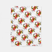 Maryland-Krabbe Fleecedecke (Vorderseite)