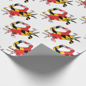 Maryland-Krabbe Geschenkpapier (Ecke)