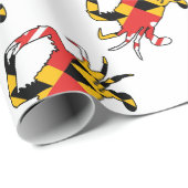 Maryland-Krabbe Geschenkpapier (Rolleneckpunkt)