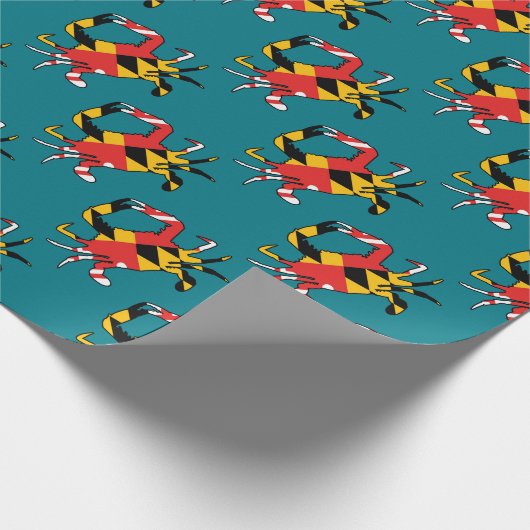 Maryland-Krabbe Geschenkpapier (Ecke)