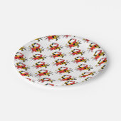 Maryland-Krabbe Pappteller (Schrägansicht)