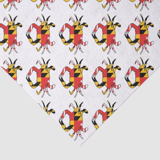Maryland-Krabbe Seidenpapier (Ausschnitt)