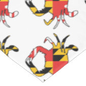 Maryland-Krabbe Tischdecke (Schrägansicht)