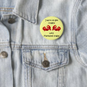 Maryland-Krabben Button (Beispiel)