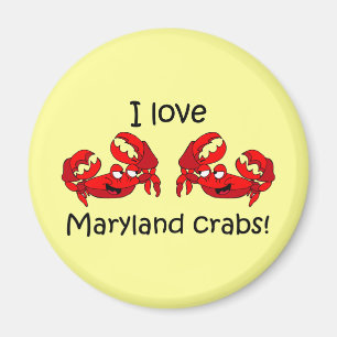 Maryland-Krabben der Liebe I! Magnet