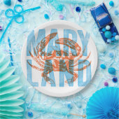 Maryland-Krabben-Papier-Teller Pappteller (Party)