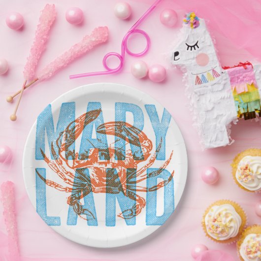 Maryland-Krabben-Papier-Teller Pappteller (Party)