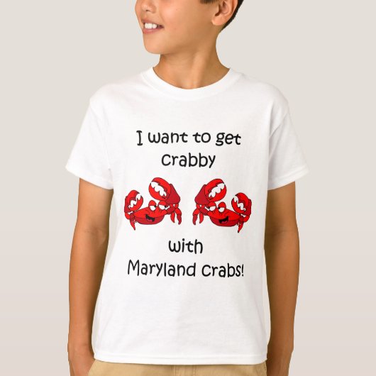 Maryland-Krabben T-Shirt (Vorderseite)