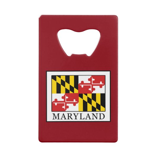 Maryland Kreditkarten Flaschenöffner (Vorderseite)