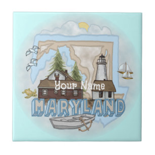 Maryland Leuchtturm Kachel