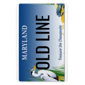 Maryland License Plate Flexible Magnet (Vertikal)