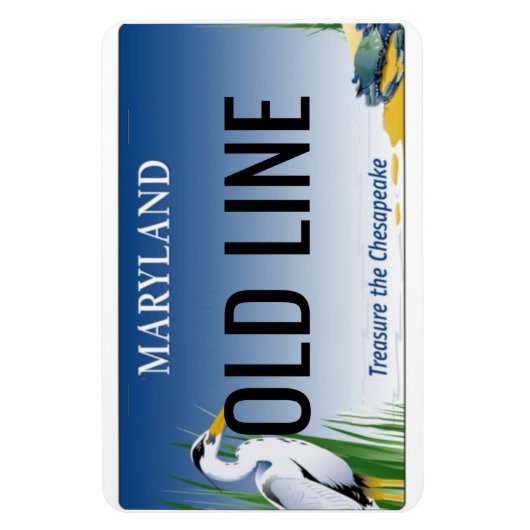 Maryland License Plate Flexible Magnet (Vertikal)