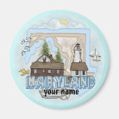 Maryland Lighthouse Magnet (Vorne)