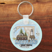 Maryland Lighthouse Schlüsselanhänger (Vorderseite)
