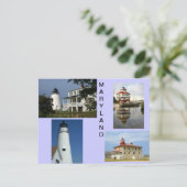 Maryland Lighthouses Postkarte (Stehend Vorderseite)