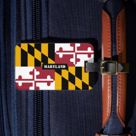 Maryland Luggage Tags, patriotische Maryland-Flagg Gepäckanhänger