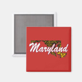 Maryland Magnet (Vorderseite/Rückseite)