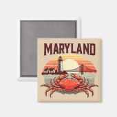 Maryland Magnet (Vorderseite/Rückseite)