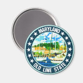 Maryland Magnet (Vorderseite/Rückseite)