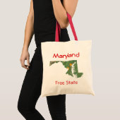 Maryland Map Bag Tragetasche (Vorderseite (Produkt))