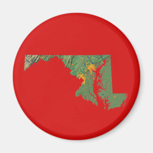 Maryland Map Magnet