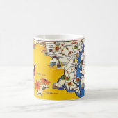  Maryland Map Postcard Mug Kaffeetasse (Mittel)