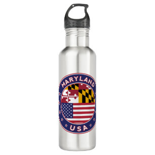 Maryland, Maryland Aufkleber, Handy, Tasche Edelstahlflasche