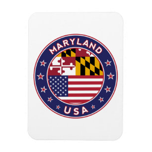 Maryland, Maryland Aufkleber, Handy, Tasche Magnet