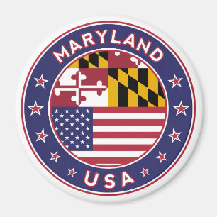 Maryland, Maryland Aufkleber, Handy, Tasche Magnet