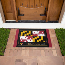 Maryland & Maryland Flag house mat/sports USA Fußmatte
