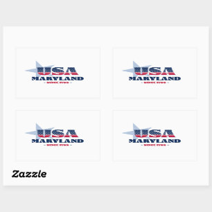 Maryland My Zuhause Staat Sticker