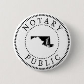 Maryland Notary Public Button (Vorderseite)
